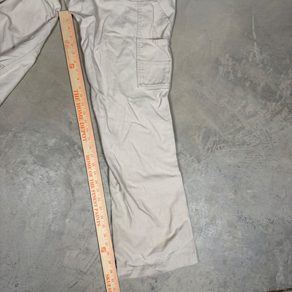 Patagonia All-Season Hemp Canvas Overalls Womens Medium Cream Tan 21600 - Picture 7 of 7
